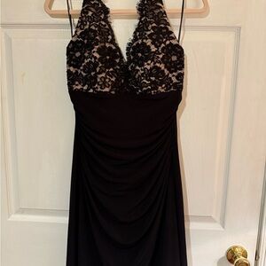 JS Boutique | Dresses | Js Boutique Long Black Lace Top Dress | Poshmark